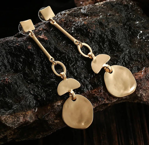Drop Earrings- Organized meets Organic