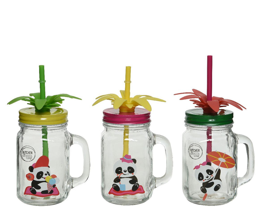 Drinking Glass with Panda