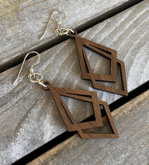 Walnut Wood Earrings