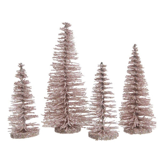 Decoration - Tree - Blush Pink Glitter