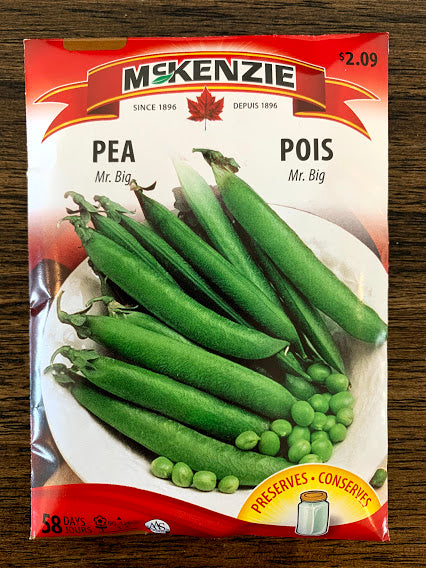 Pea Seeds  -Seed Packets