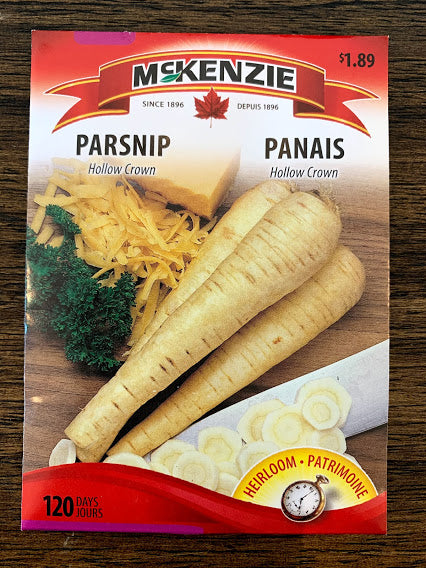 Parsnip Seeds - Seed Packets