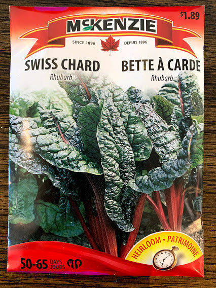 Swiss Chard Seeds - Seed Packets