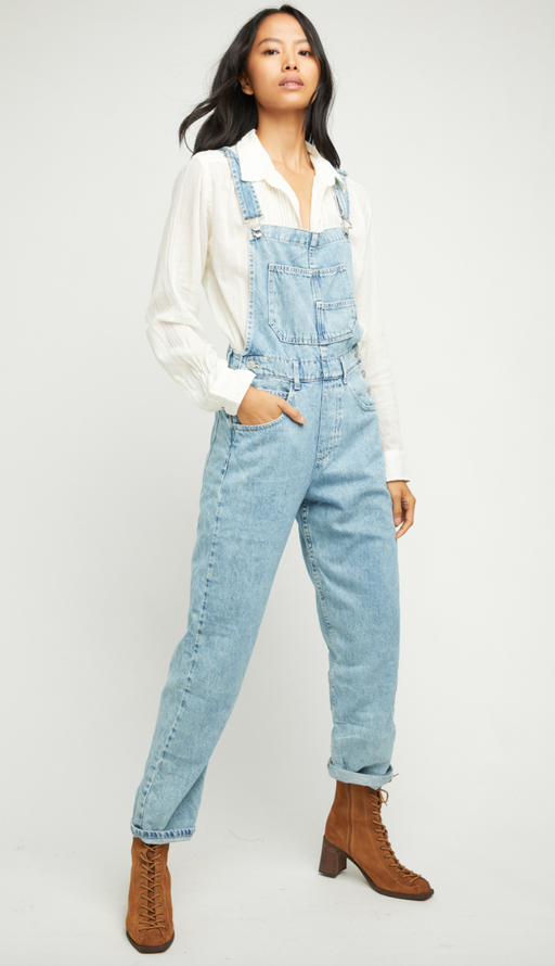 Overalls - Free People Ziggy Powder Blue