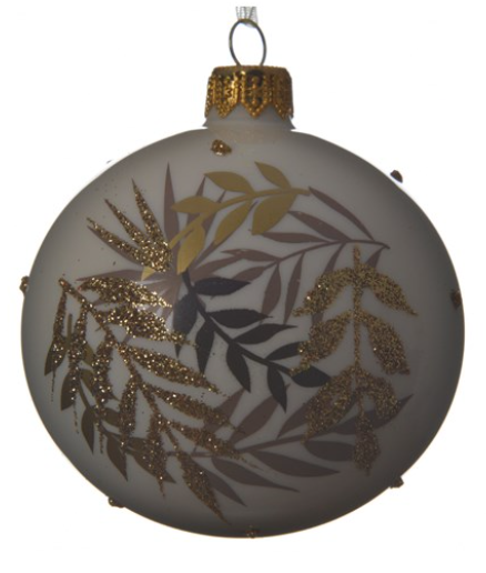 Ornament - Ball w/Leaves