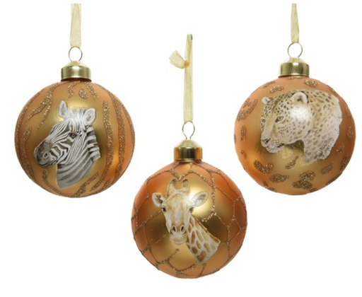 Ornament - Gold w/Animal