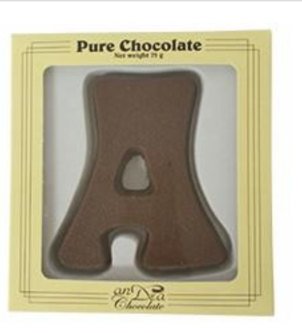 Milk Chocolate Letters