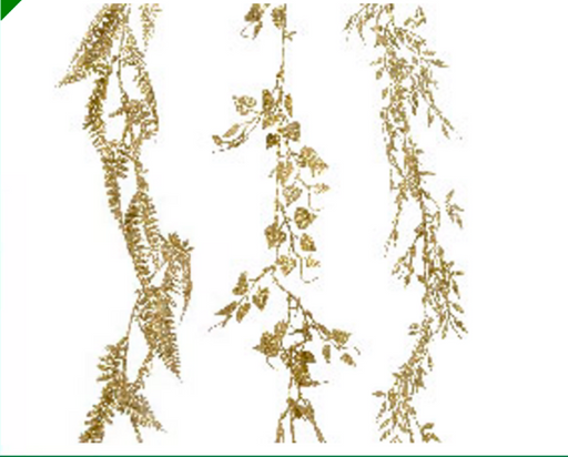 Garland Gold Leaves 180cm