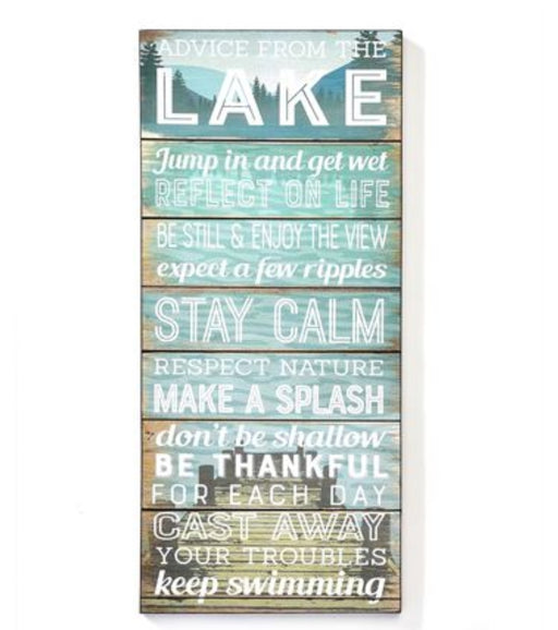 Sign Lotus Advice from the Lake