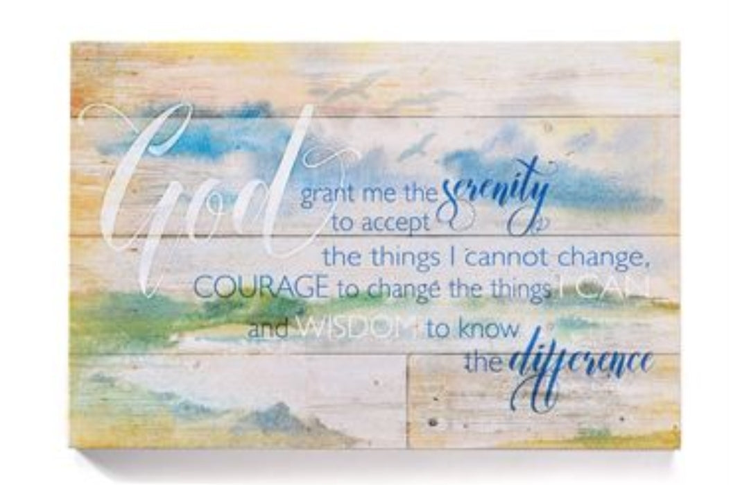 Sign Serenity Prayer