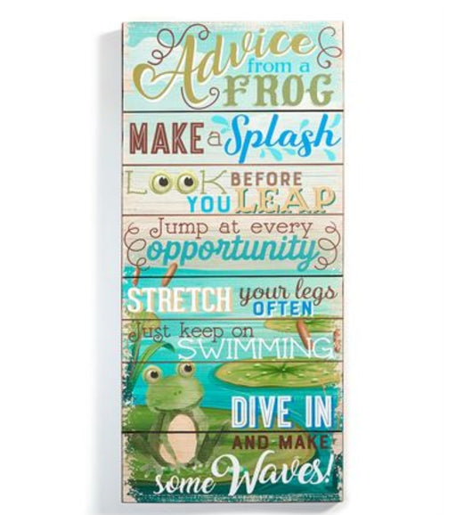 Sign Frog Advice