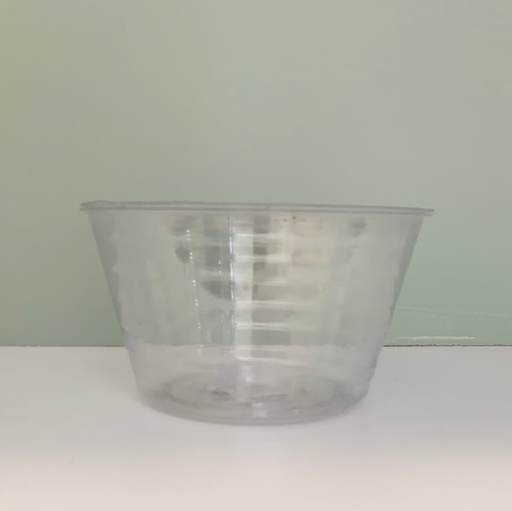 Clear Plastic Saucer-deep