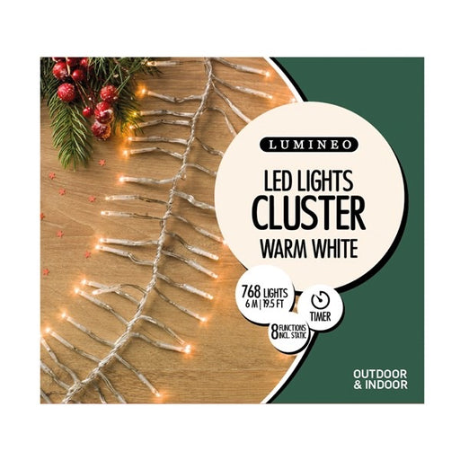 LED Cluster Twinkle String Lights