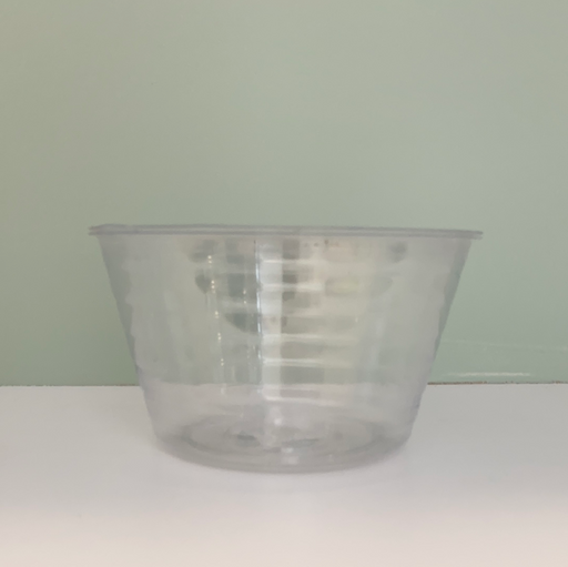 Clear Plastic Saucer-deep