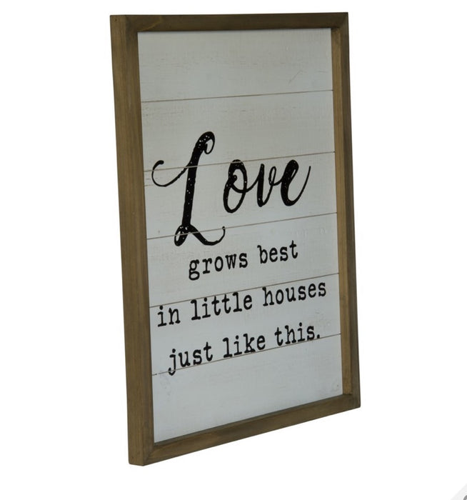 Sign “Love Grows”