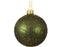 Ornament Green Ball with Gold Leaf