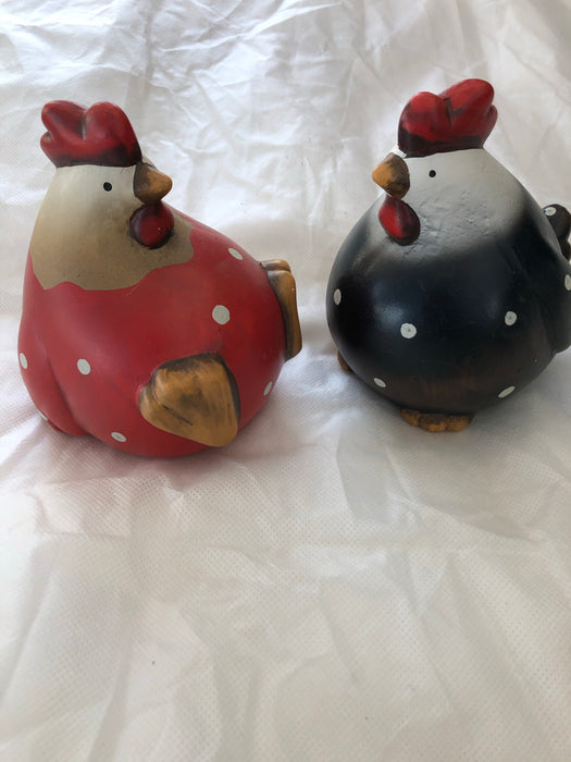 Rooster small terra cotta