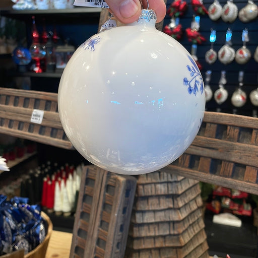 Oranament Deft Blue Ball 4.75”