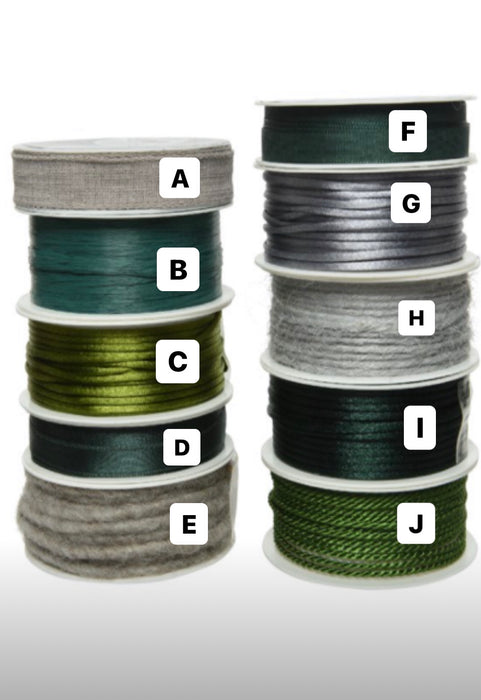 Ribbon -Nature Pallet cord.