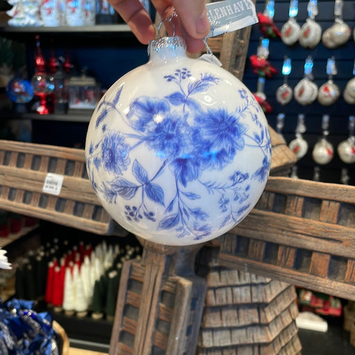 Oranament Deft Blue Ball 4.75”
