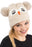 Sleeping Owl Fuzzy Fleece Chunky Knitted Beanie