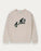 Bouclé Cream Equestrian Knit Crew