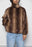 Bambi Brown Tachette Faux Fur Zipup