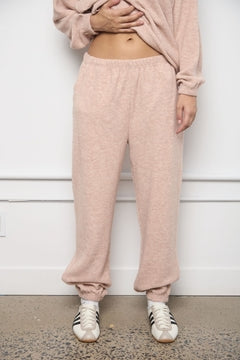 Hush Pink Clouded Texture Jogger