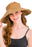 Pack And Go Paper Straw Wide Roll-up Sun Hat