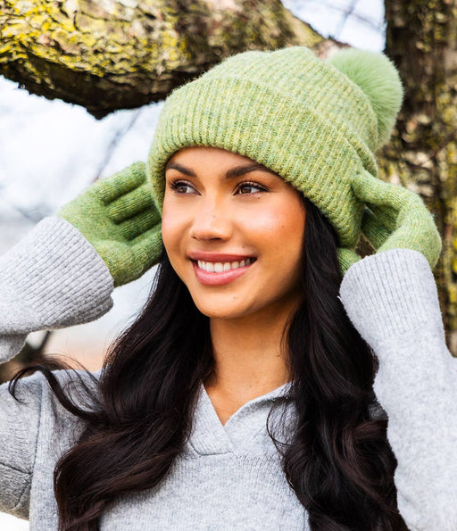 Britt's Knits Powder Knit Ultra Soft Pom Hat Assortment
