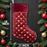 Large Intricate Quilting Style Christmas Stockings