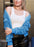 Women's Sparkly Sequin Jacket Glitter Long Sleeves Front Zip