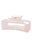 Pearlescent Glossed Clear Block Hair Claw