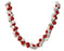Garland Red/White/Wilver Balls 180 cm