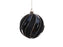 Orn Ball Night Blue with Glitter
