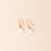 18K Gold PVD Stainless Steel Large Pearl Drop Earrings
