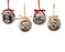 Orn Ball with Dog in Santa Hat