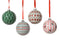 Orn Ball Christmas Designs Red/Green/White