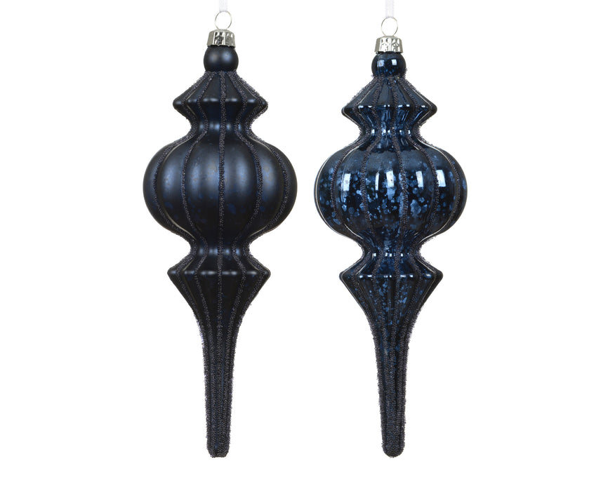 Orn Finial Night Blue