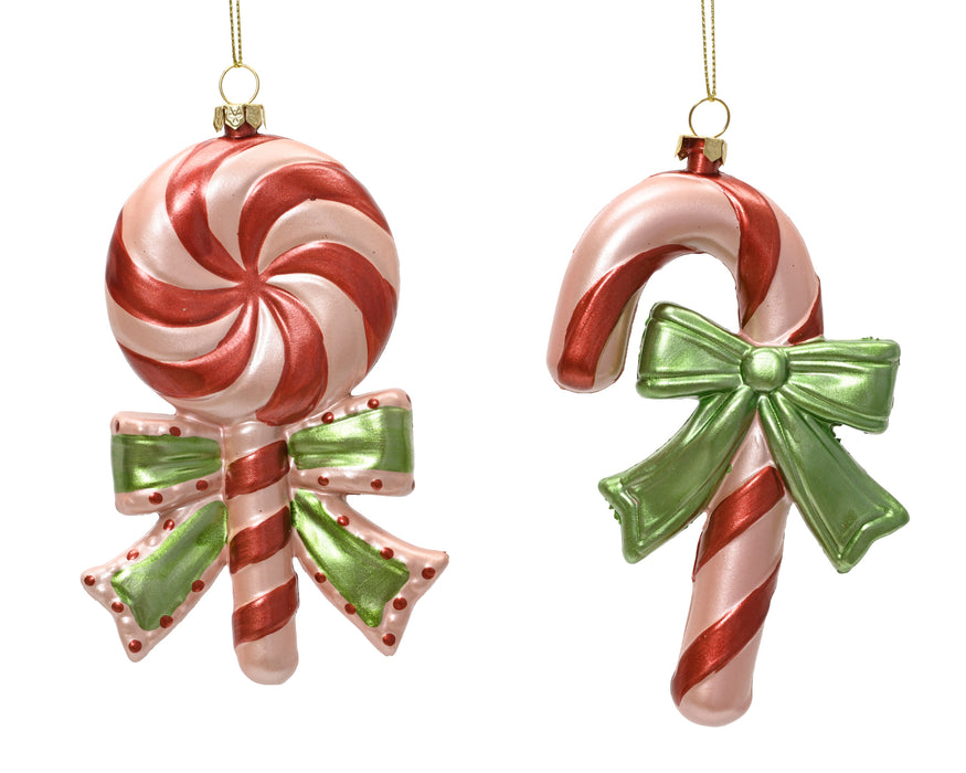 Orn Candy Cane/Candy Pop Red/White