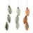 Orn Cones x3 Greens/Amber