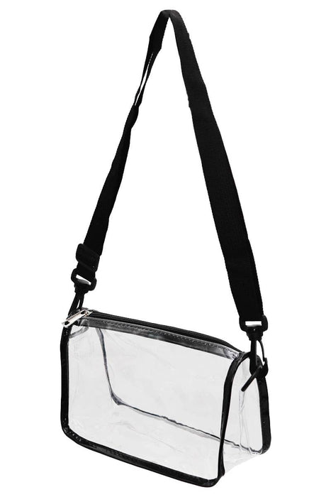 Transparent Clear PVC Crossbody Purse Clutch Bag