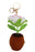 Large Emotional Support Pot Crochet Key Chain