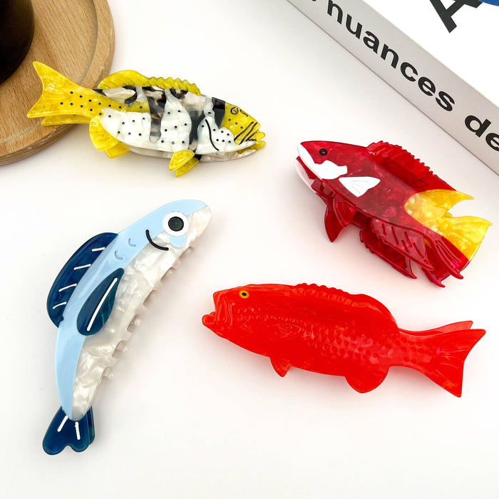 New Fish-Themed Hair Claw Clip