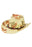 Floral Print Raffia Straw Cowboy Hat
