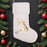 Luxurious Plush Gold Sequin Christmas Stockings