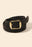 Faux Leather Braided Belt