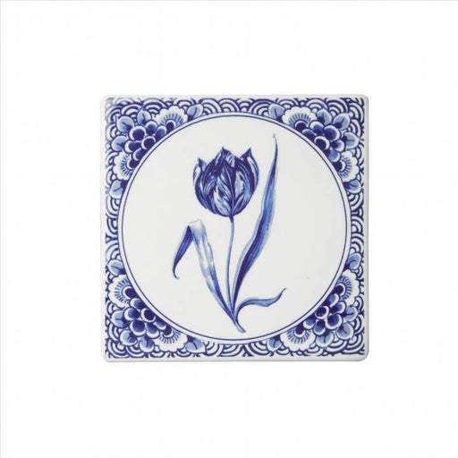 Tulip Tile - Delft Blue - 13 cm