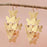 Butterfly Flurry Gold Earrings