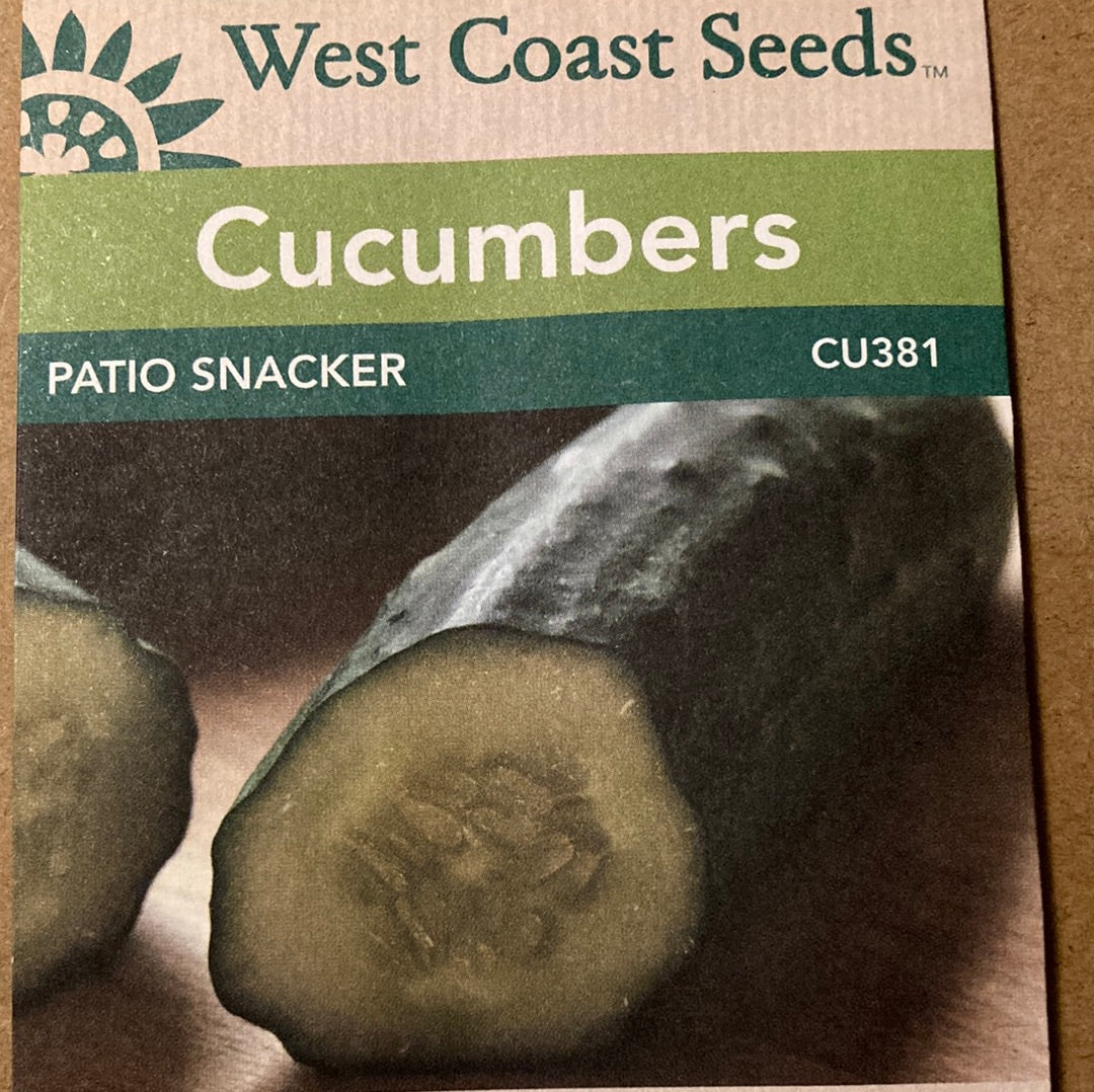 Seed Wc Cucumber Patio Snacker — Dutch Growers Regina